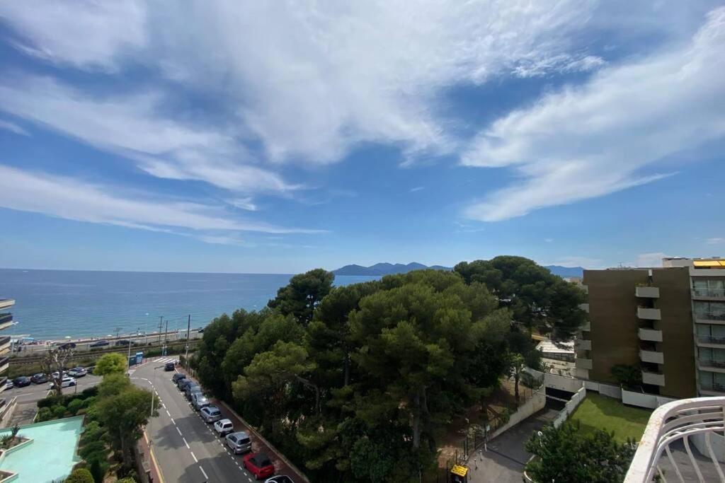 C060-Bel Appartement Avec Vue Mer - Picaud Cannes Eksteriør billede